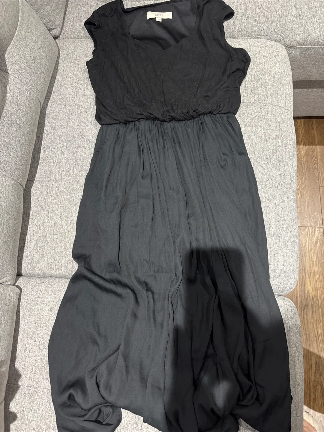 Ann Taylor LOFT Black Maxi Dress, Size Small thumbnail