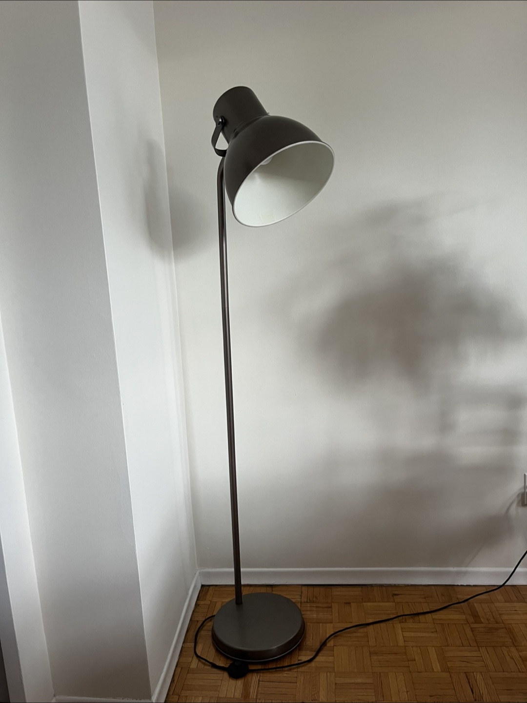 Adjustable Floor Lamp - Dark Grey Metal - photo 2