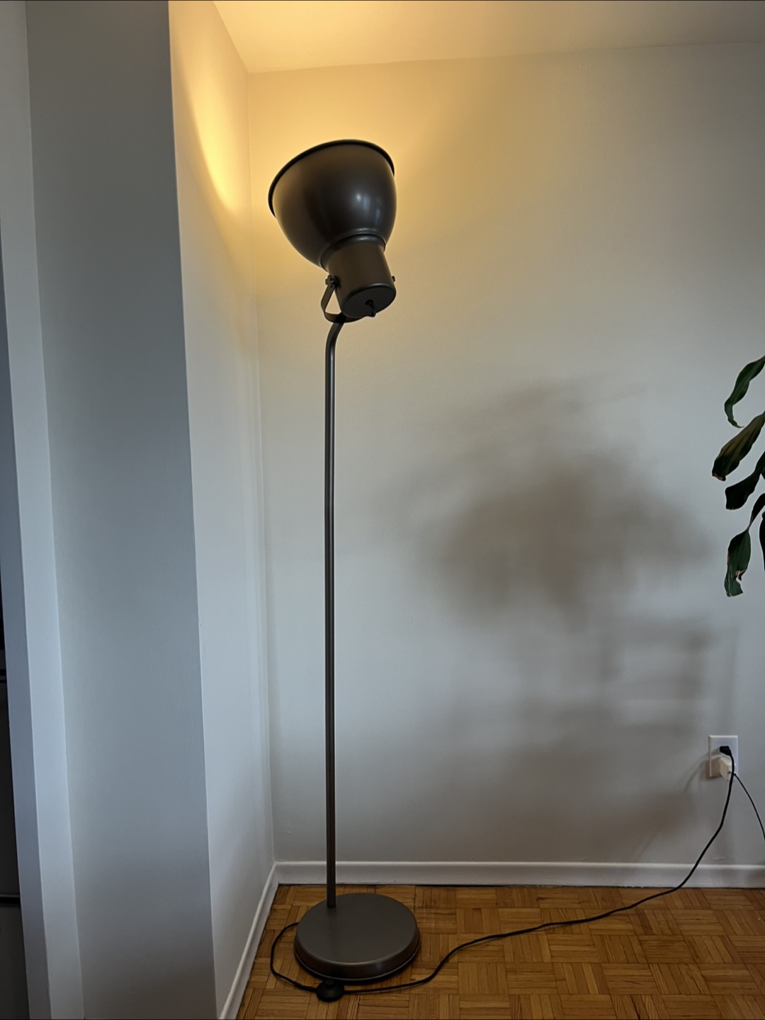 Adjustable Floor Lamp - Dark Grey Metal - photo 3