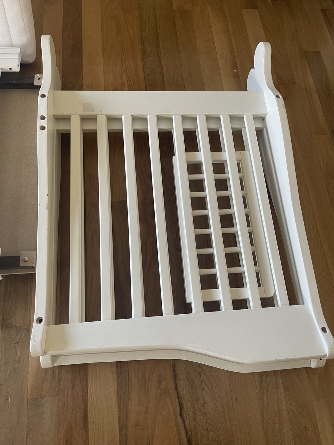 White Baby Cot with mattress - photo 2