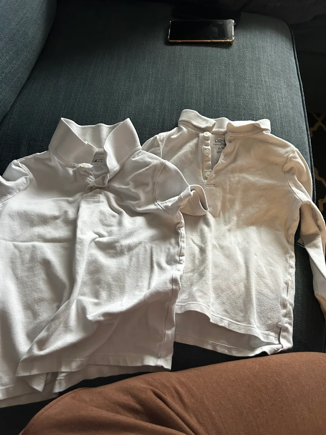 Two white boys' shirts #freecycle thumbnail