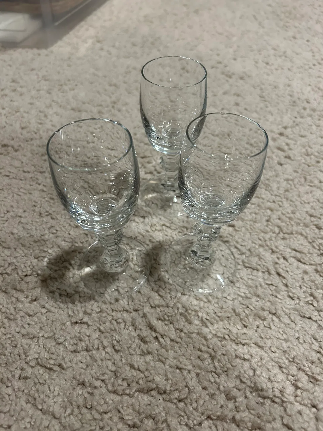 Set of Three Crystal Shot Glasses thumbnail