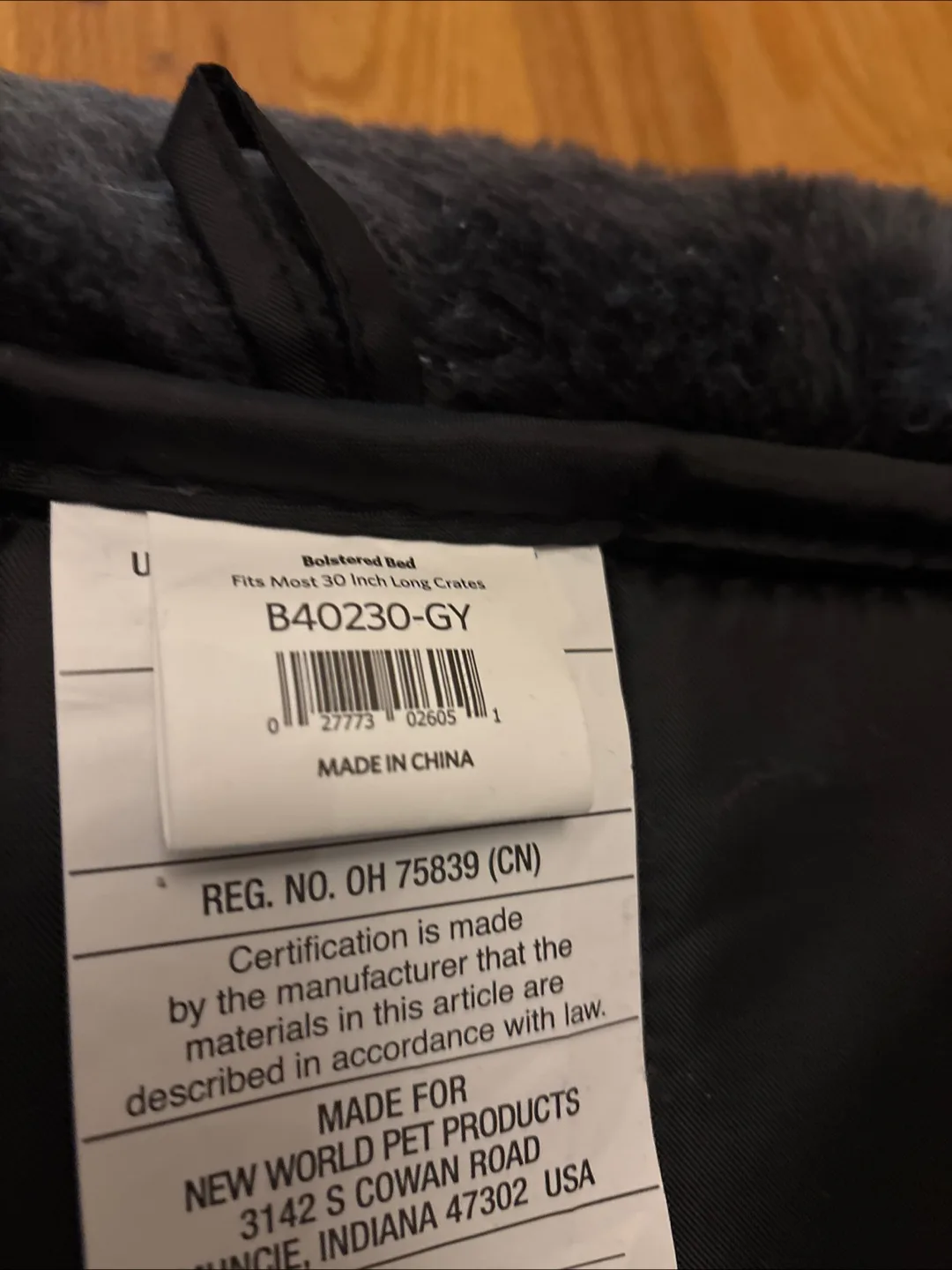 Pet / dog bed- Dark Grey image indicator(2)