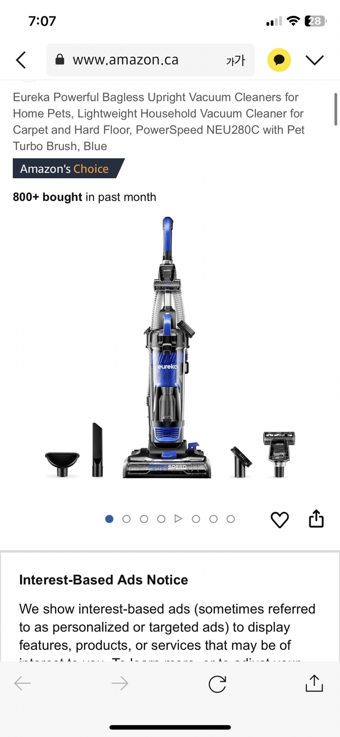 Eureka Powerful Bagless Upright Vacuum Cleaner - photo 2