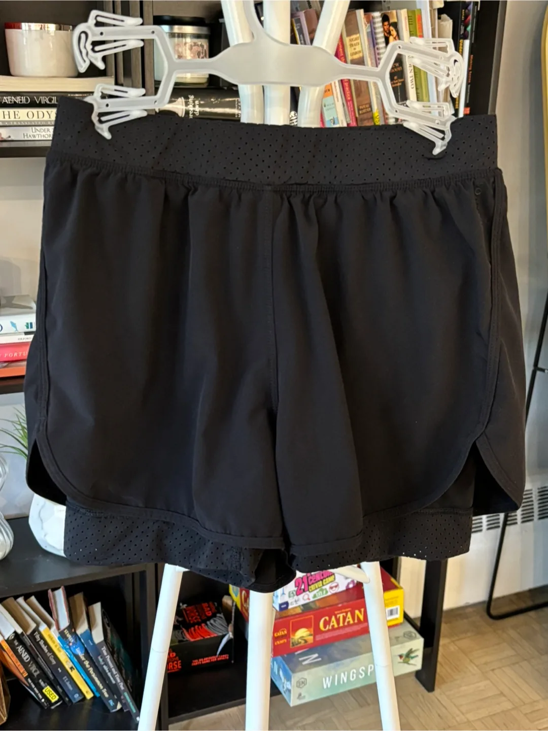 Women's Black Running Shorts thumbnail