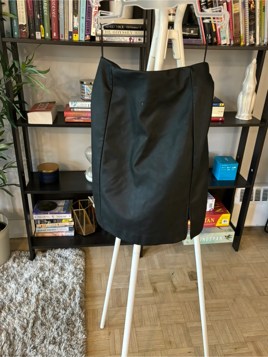 Black Faux Leather Mini Skirt thumbnail