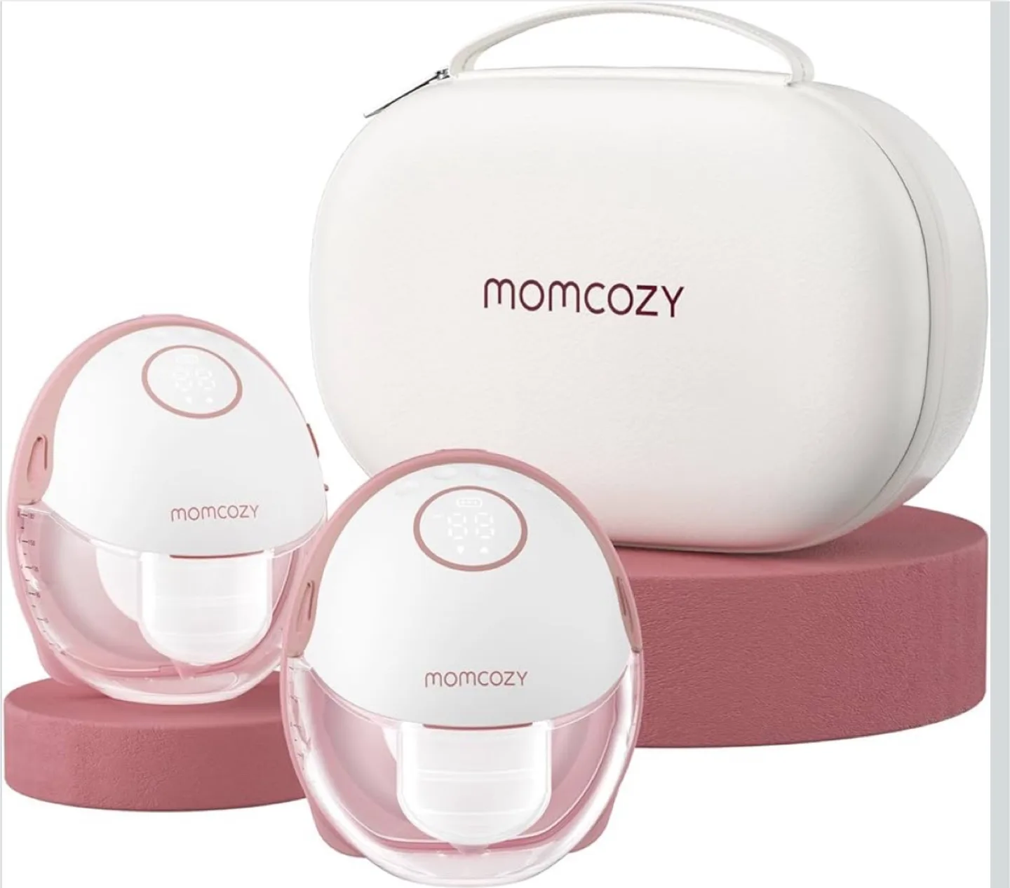 M6 Momcozy Electric Breast Pump Double Set with Carrying Case thumbnail