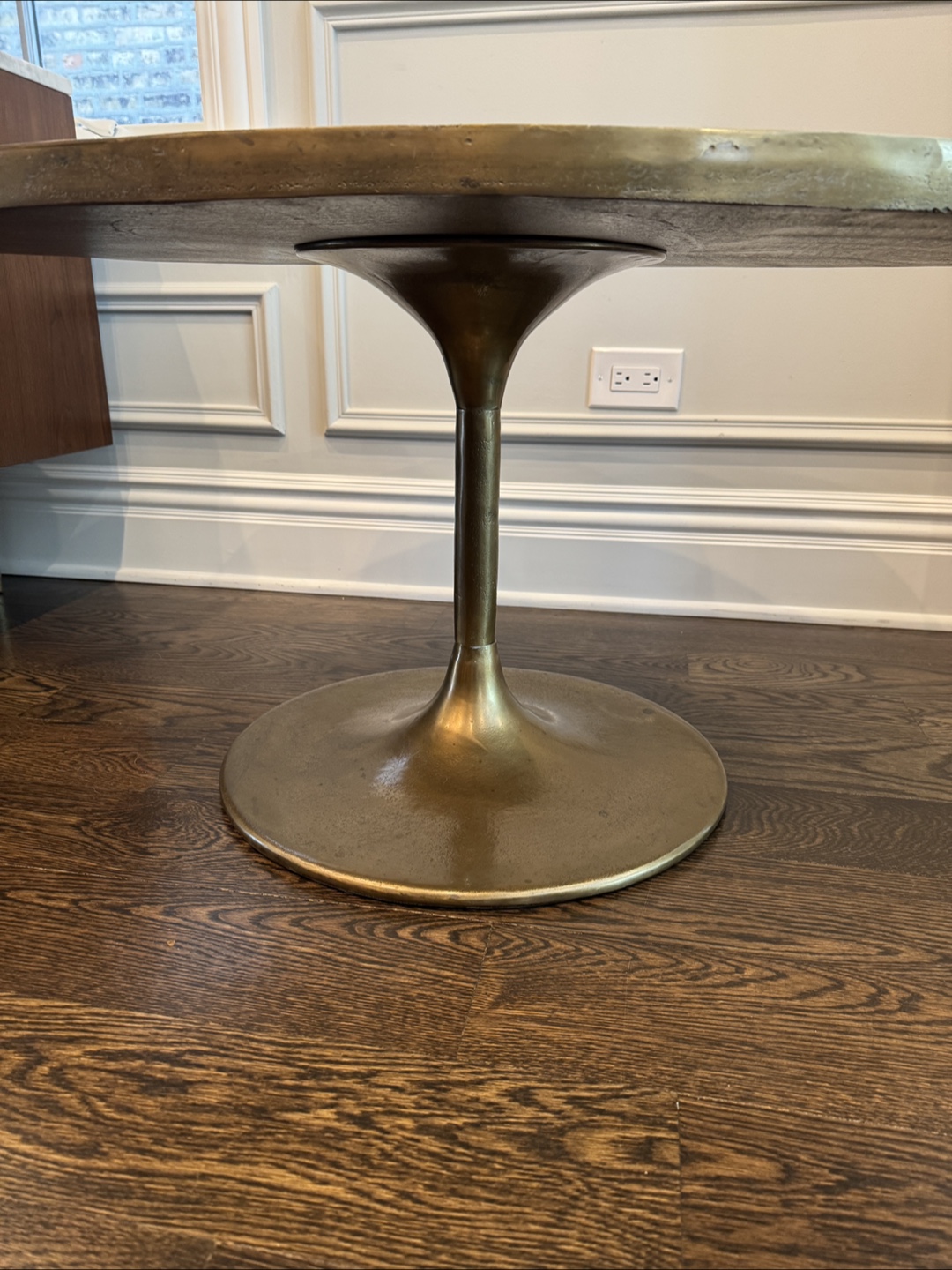 Brass Tulip Table - photo 2
