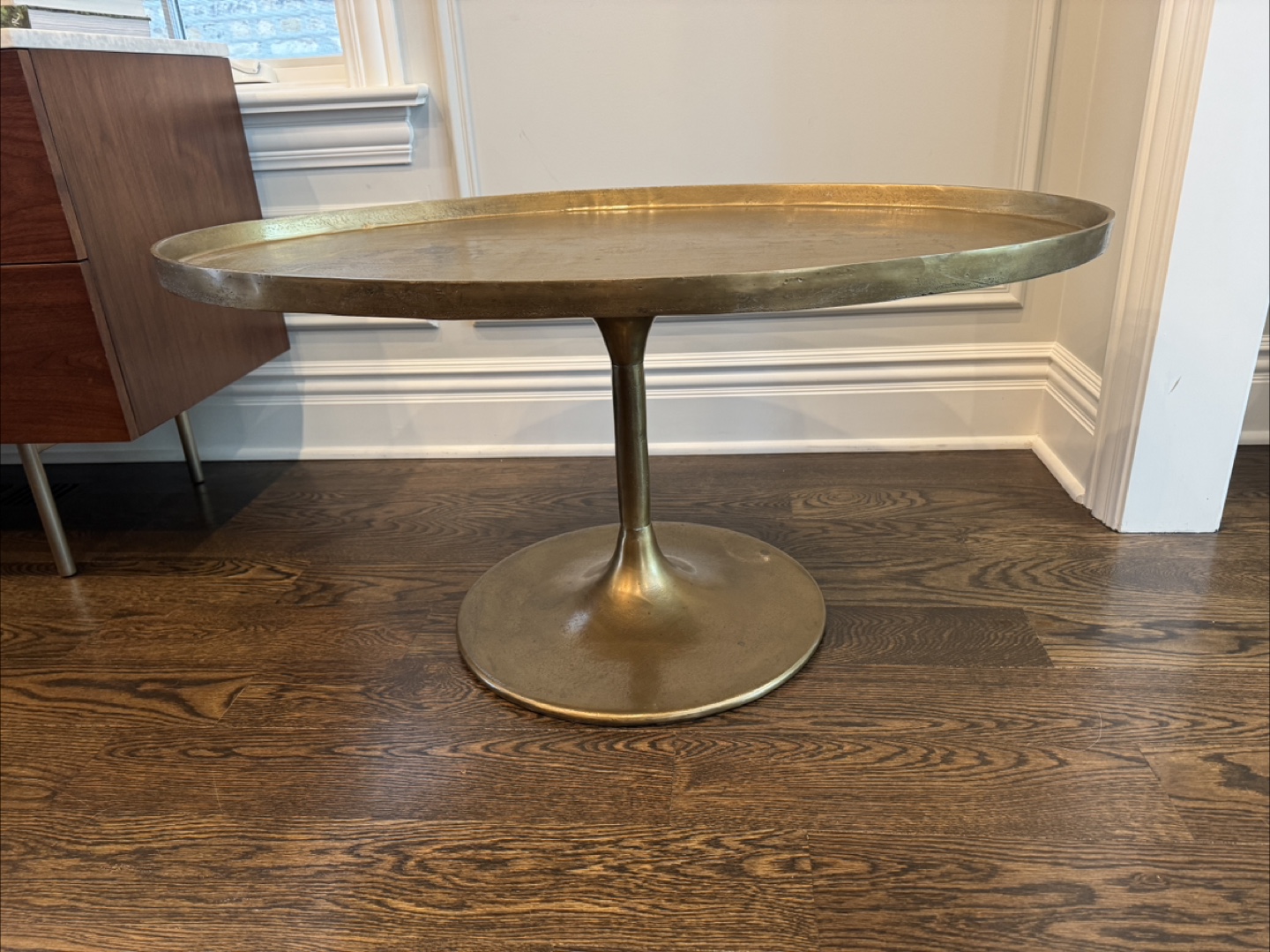 Brass Tulip Table