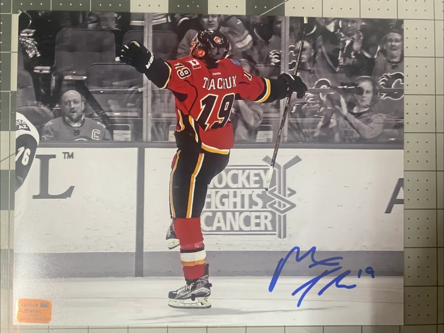 Matthew Tkachuk Calgary Flames Autographed Photo image indicator(2)