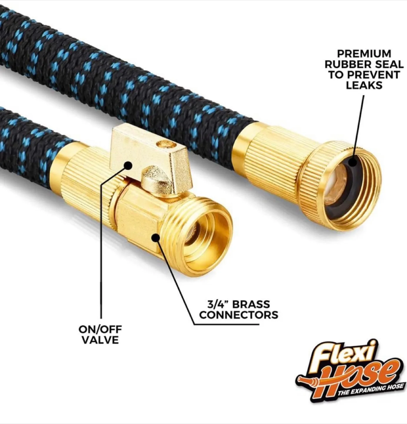 Flexi Hose, Lightweight Expandable Garden Hose 75FT image indicator(8)