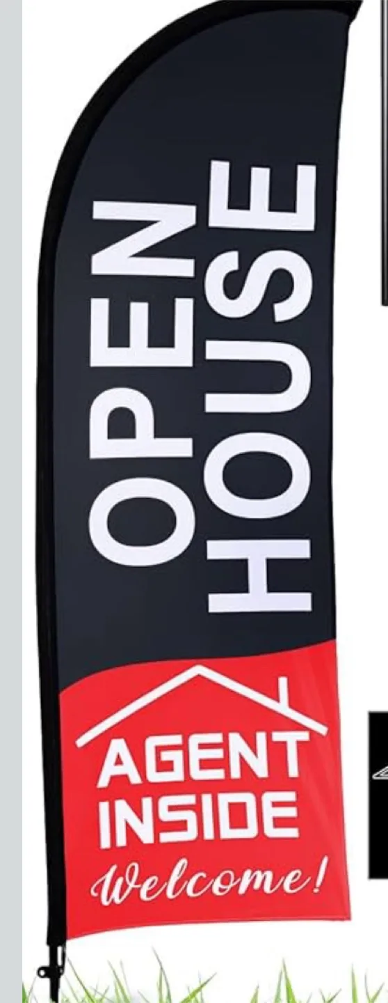 Open House Feather Flag Banner image indicator(2)