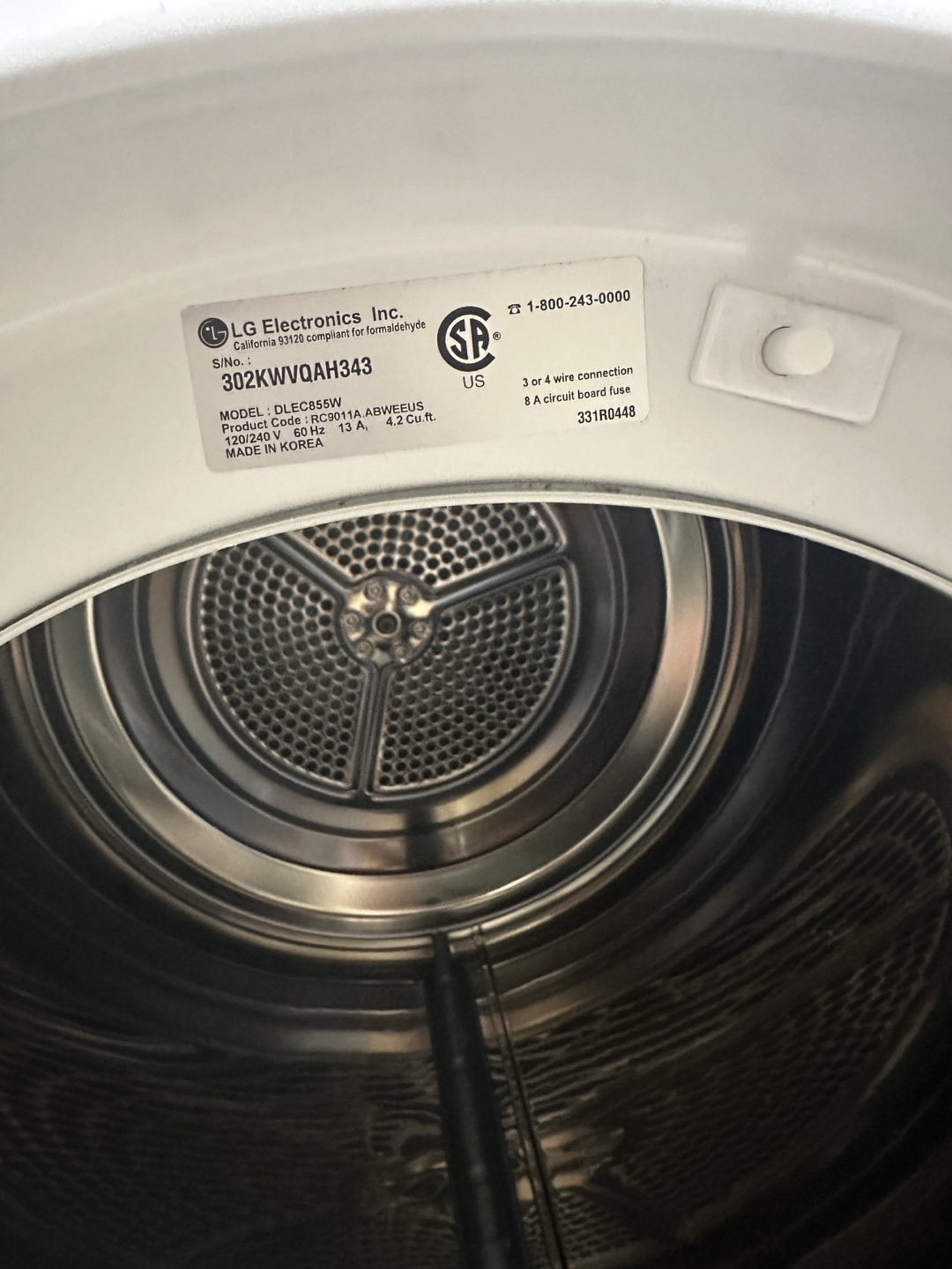 LG Stackable Washer and Electric Dryer Set - photo 4