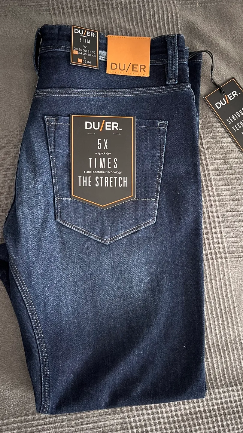 Du/er Men's Slim Fit Jeans - Size 33.30 thumbnail