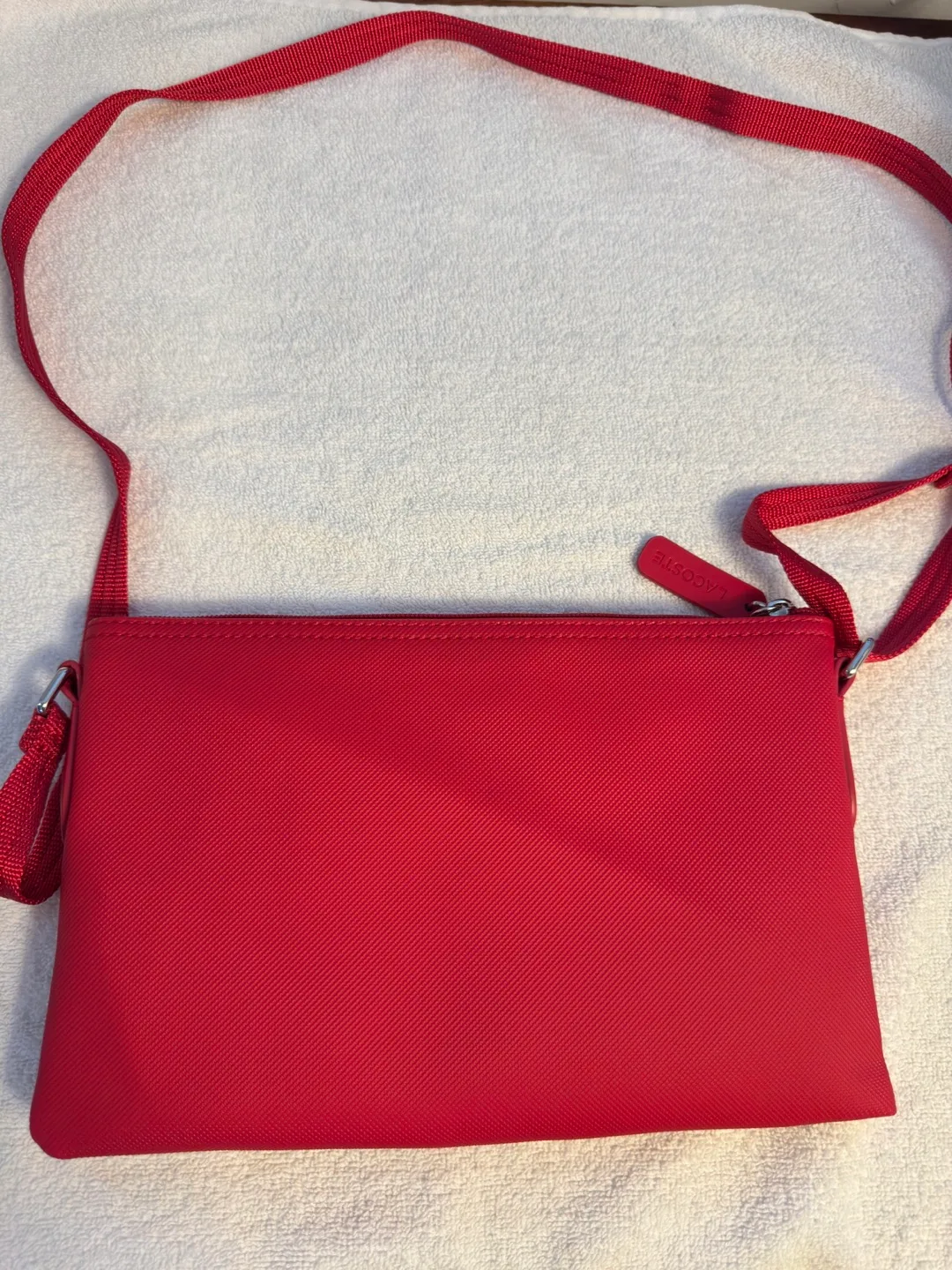 Red Lacoste Crossbody Bag image indicator(2)