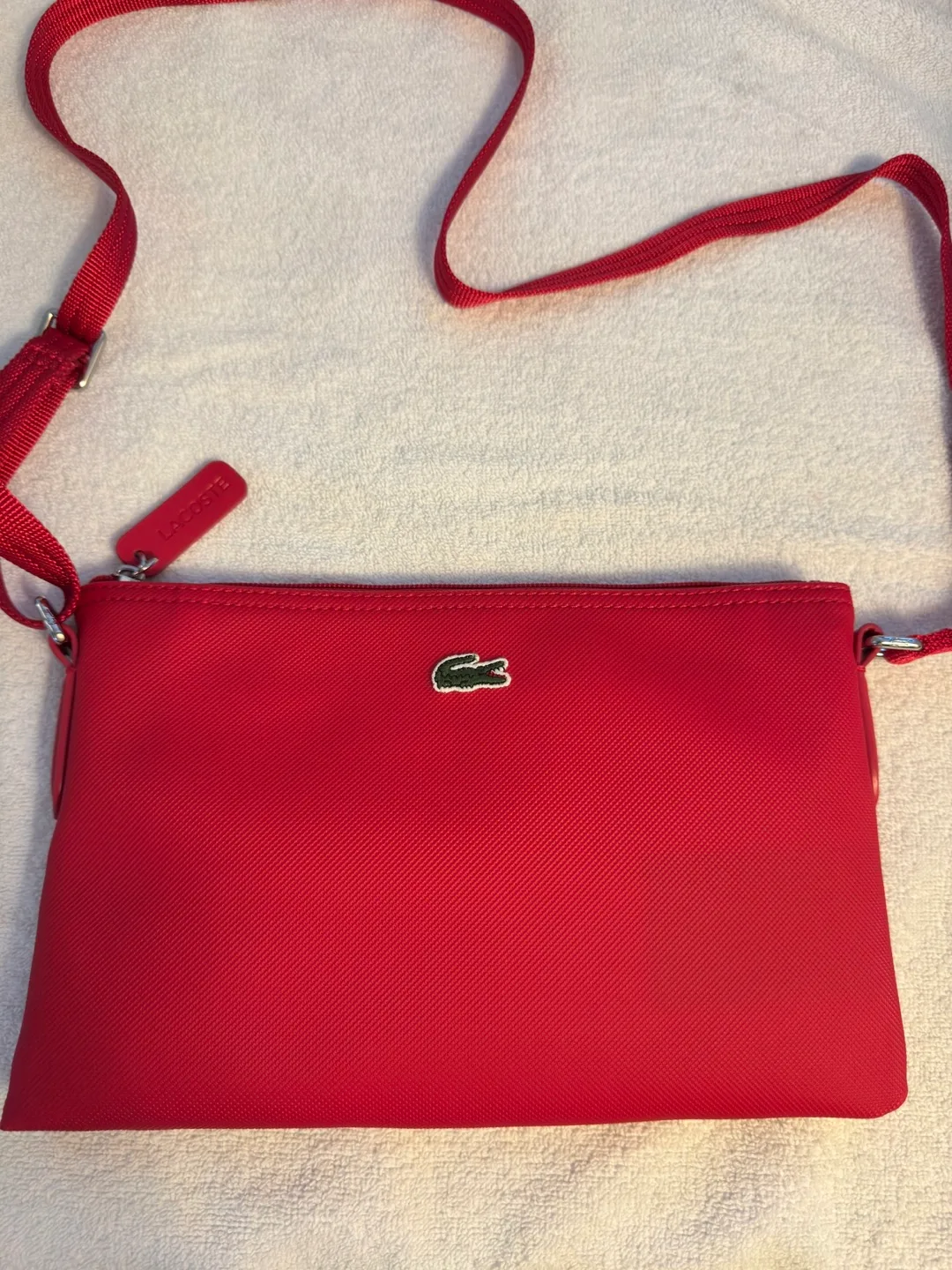 Red Lacoste Crossbody Bag thumbnail