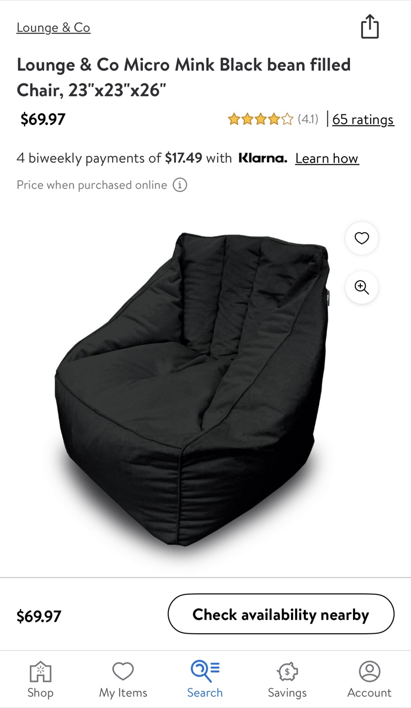 Bean Bag Chair (Can fit adult) - Blue - photo 2