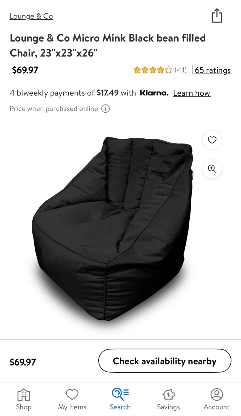 Bean Bag Chair (Can fit adult) - Blue image indicator(2)