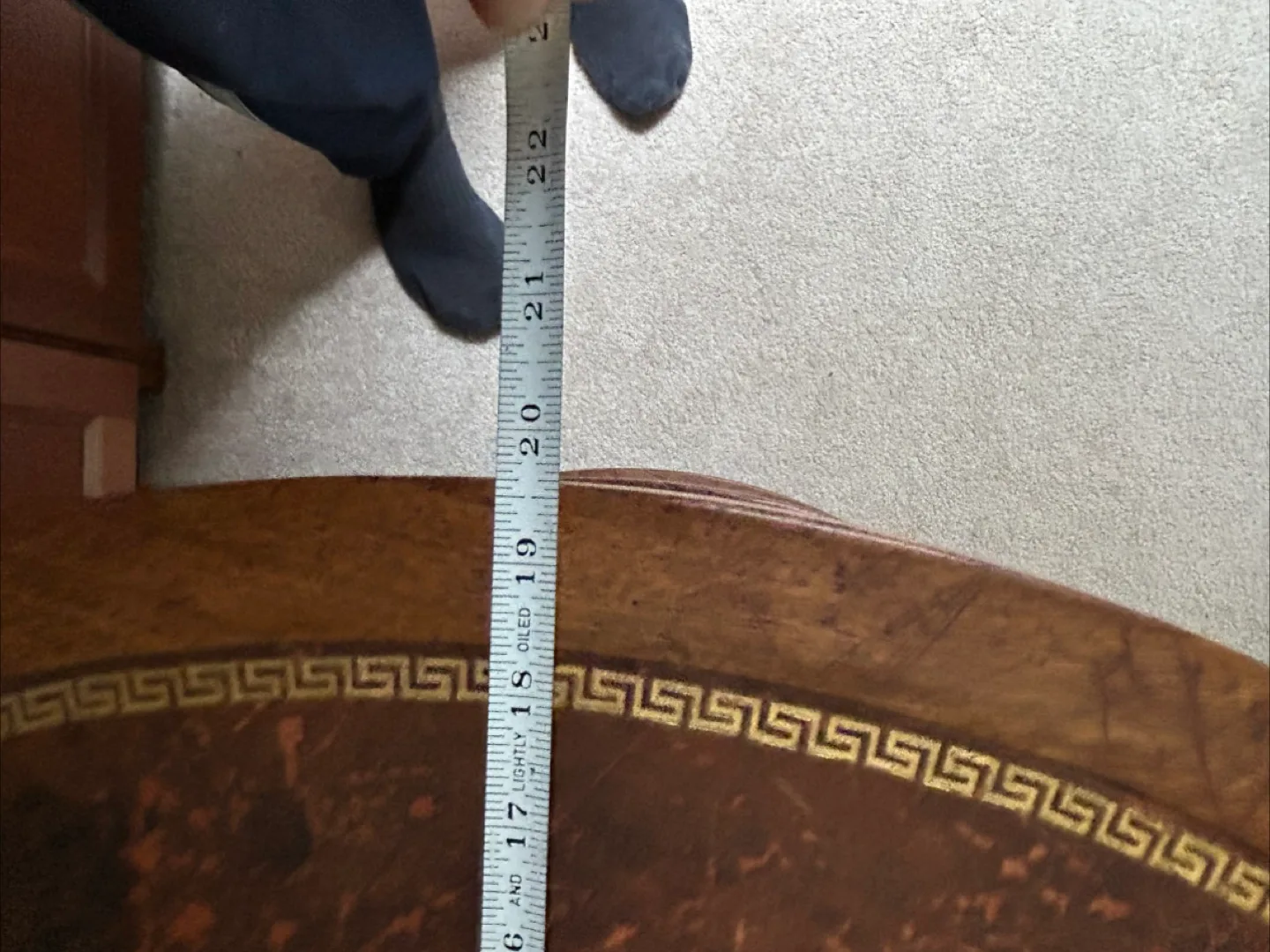 $300 Antique Etagere 3 level end table night stand bar image indicator(8)