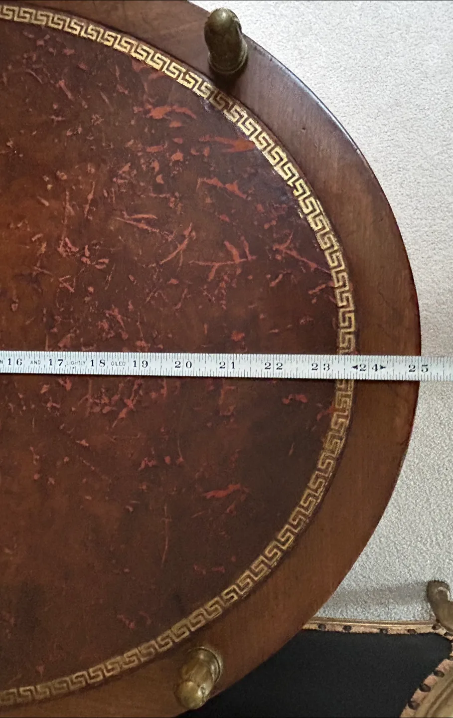 $300 Antique Etagere 3 level end table night stand bar image indicator(7)