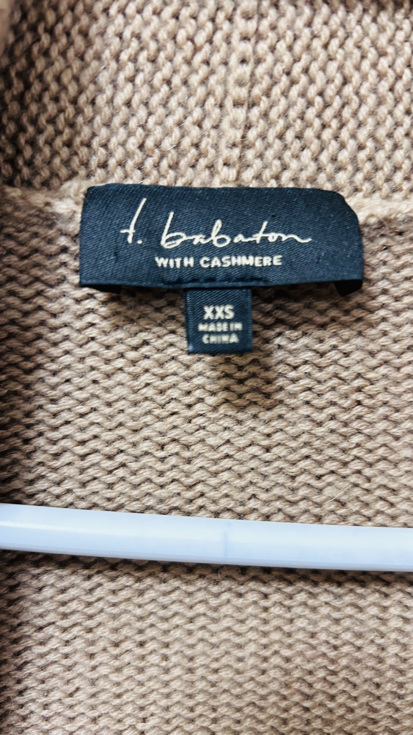 H. Babaton Cardigan - XXS - Beige - photo 2