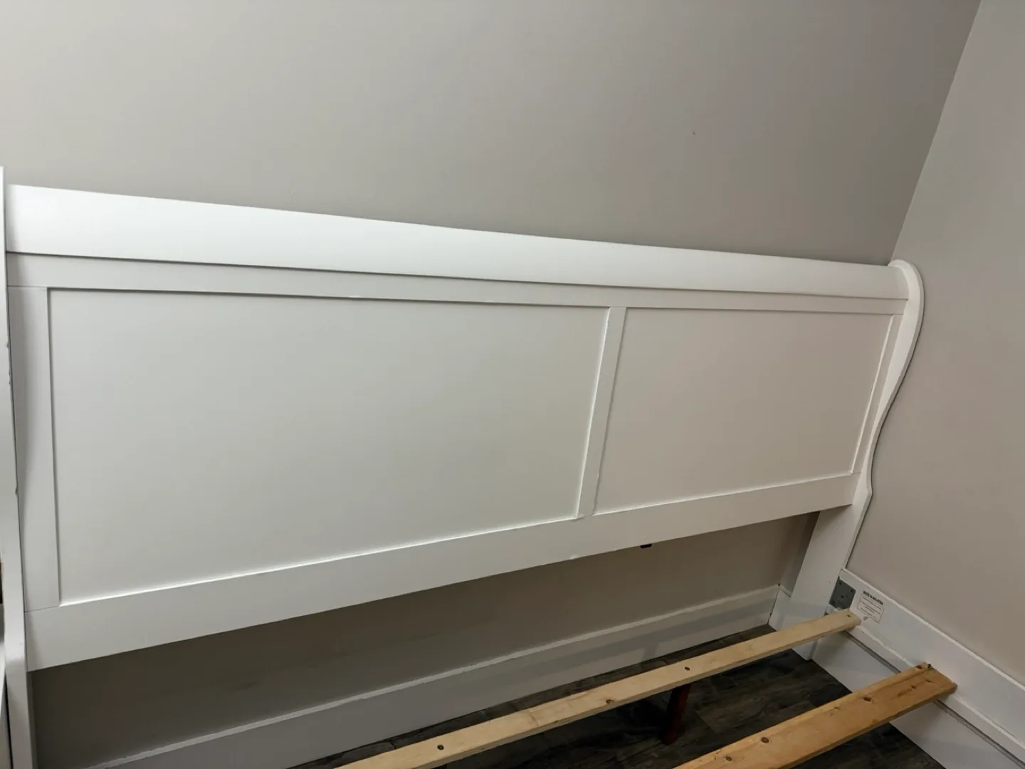White Queen Sleigh Bed Frame image indicator(3)