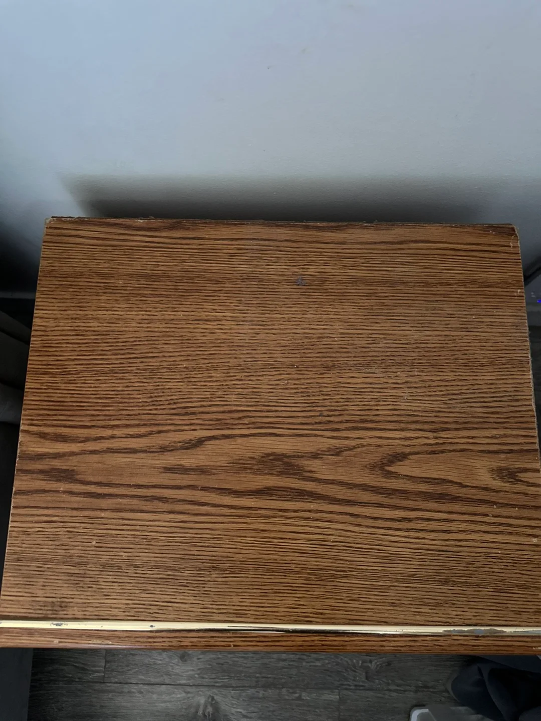 “MOVING”  Two-Drawer Wooden Nightstand.  #freecycle image indicator(2)