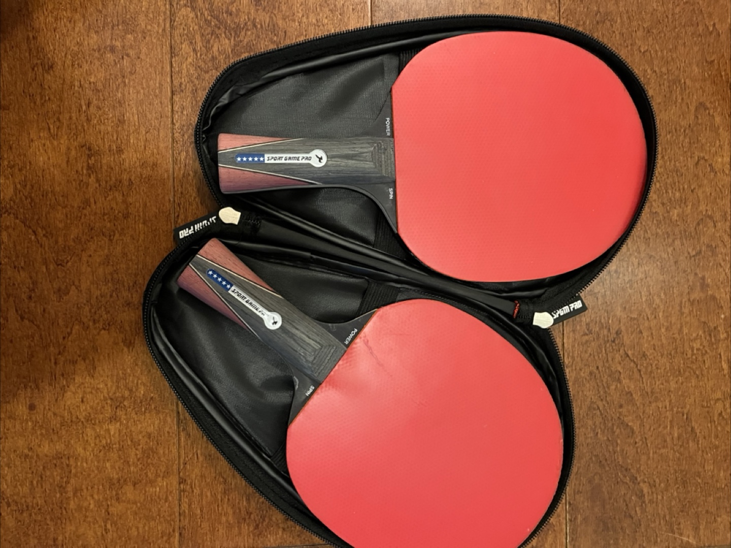 Sport Game Pro JT-700 Ping Pong Paddle Set with Case