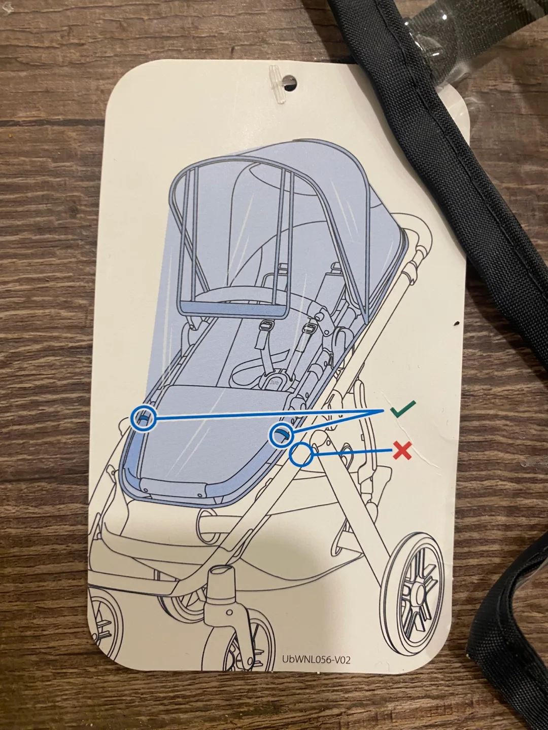 UPPAbaby Stroller Rain cover and mosquito Net image indicator(2)