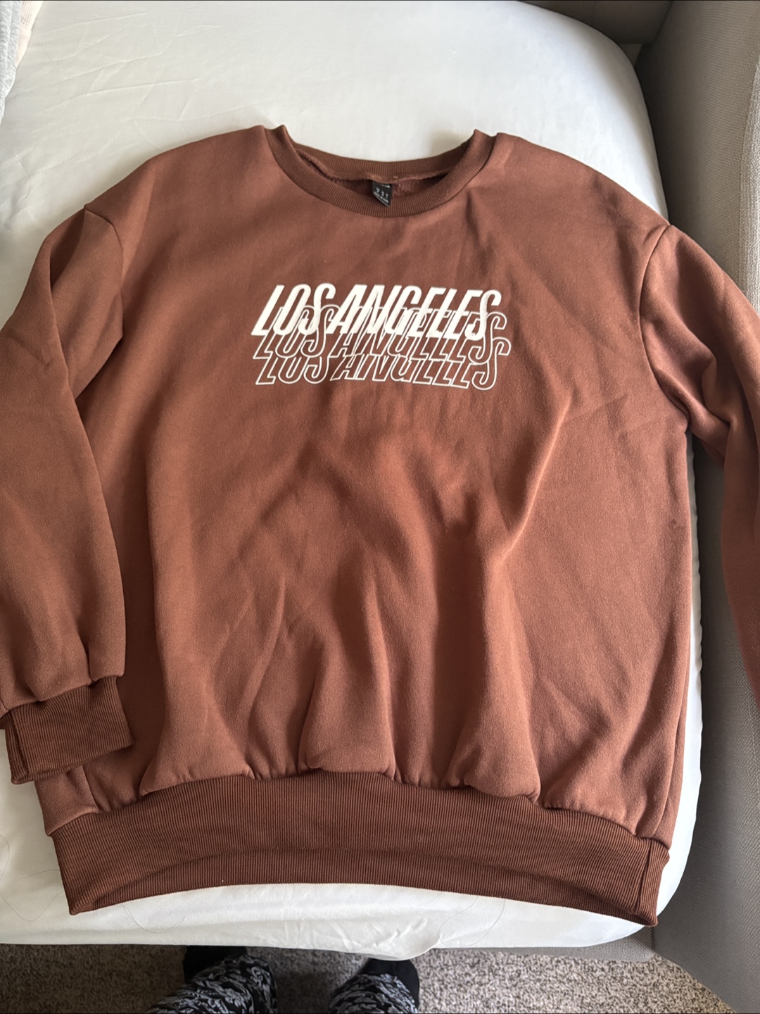 Brown Los Angeles Graphic Sweatshirt