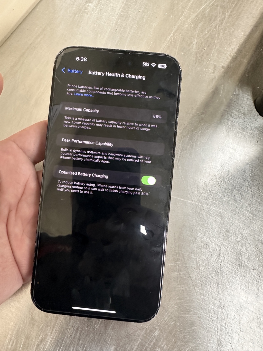 Used iPhone 14 Pro Max 128GB - Graphite - photo 4