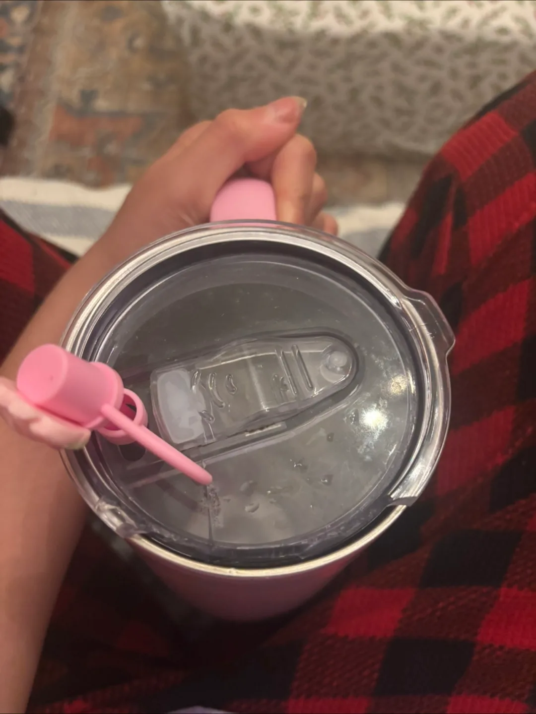 Hello Kitty 30oz Stainless Steel Tumbler with Lid and Straw image indicator(2)