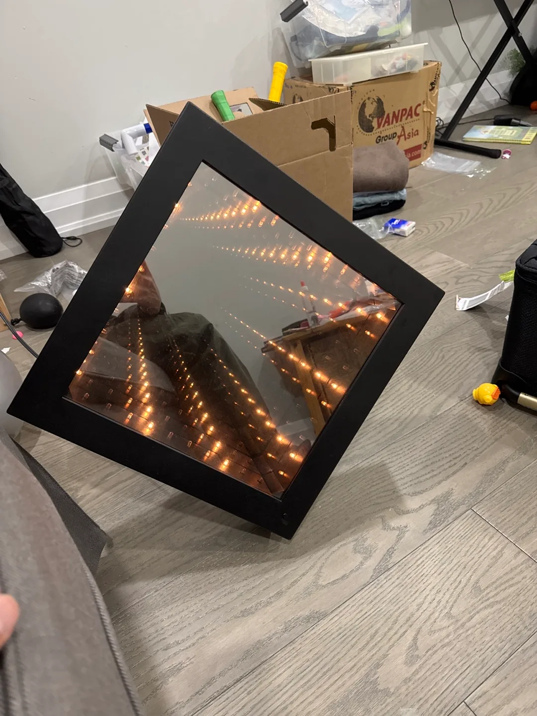 Infinity Mirror with LED Lights image indicator(2)