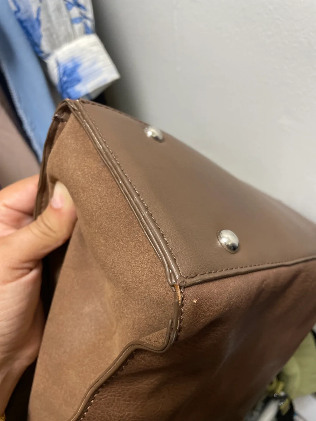 David Jones Brown Tote Bag image indicator(5)