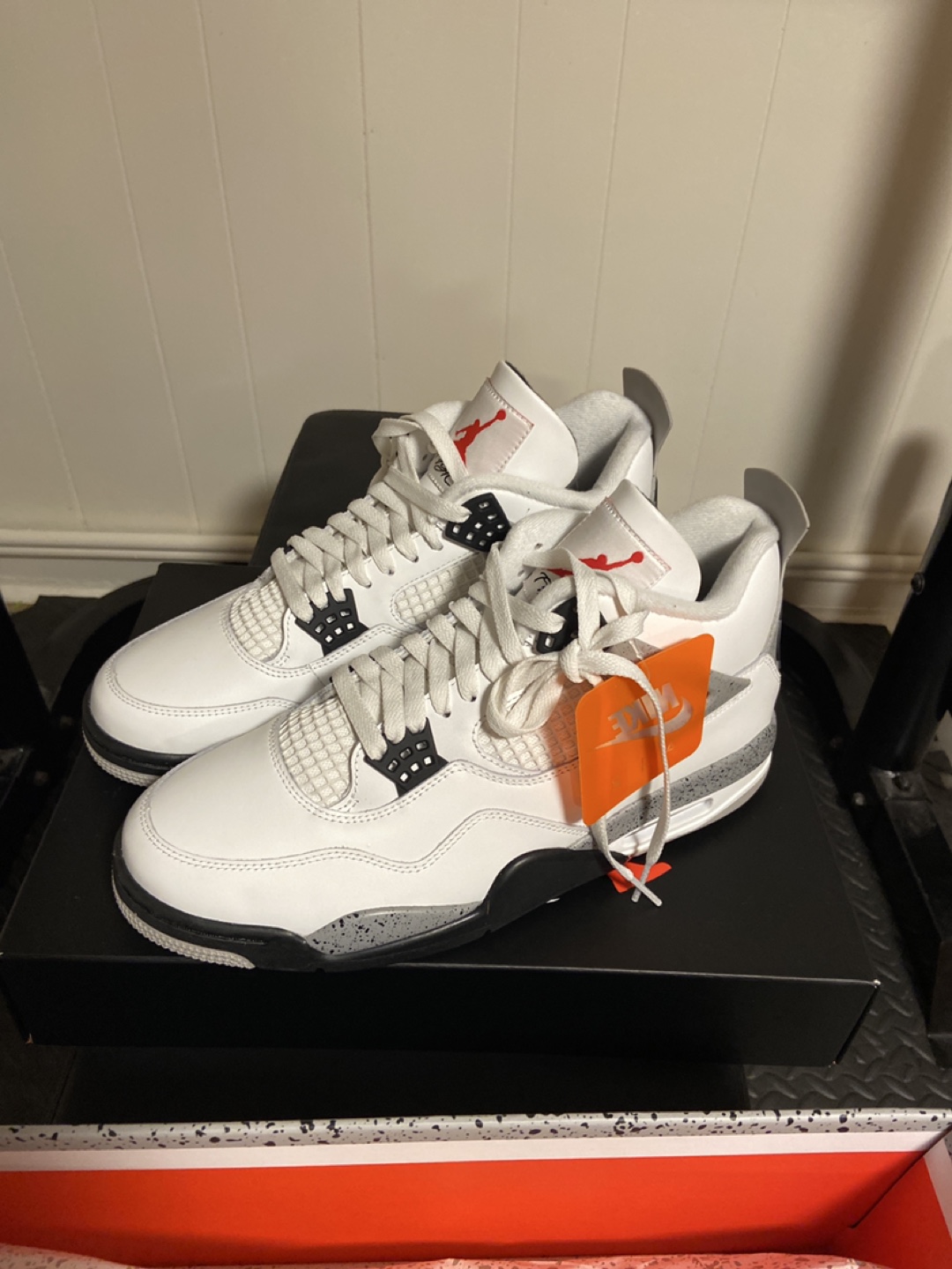 BRAND NEW Air Jordan 4 Retro 'White Cement ' - photo 3