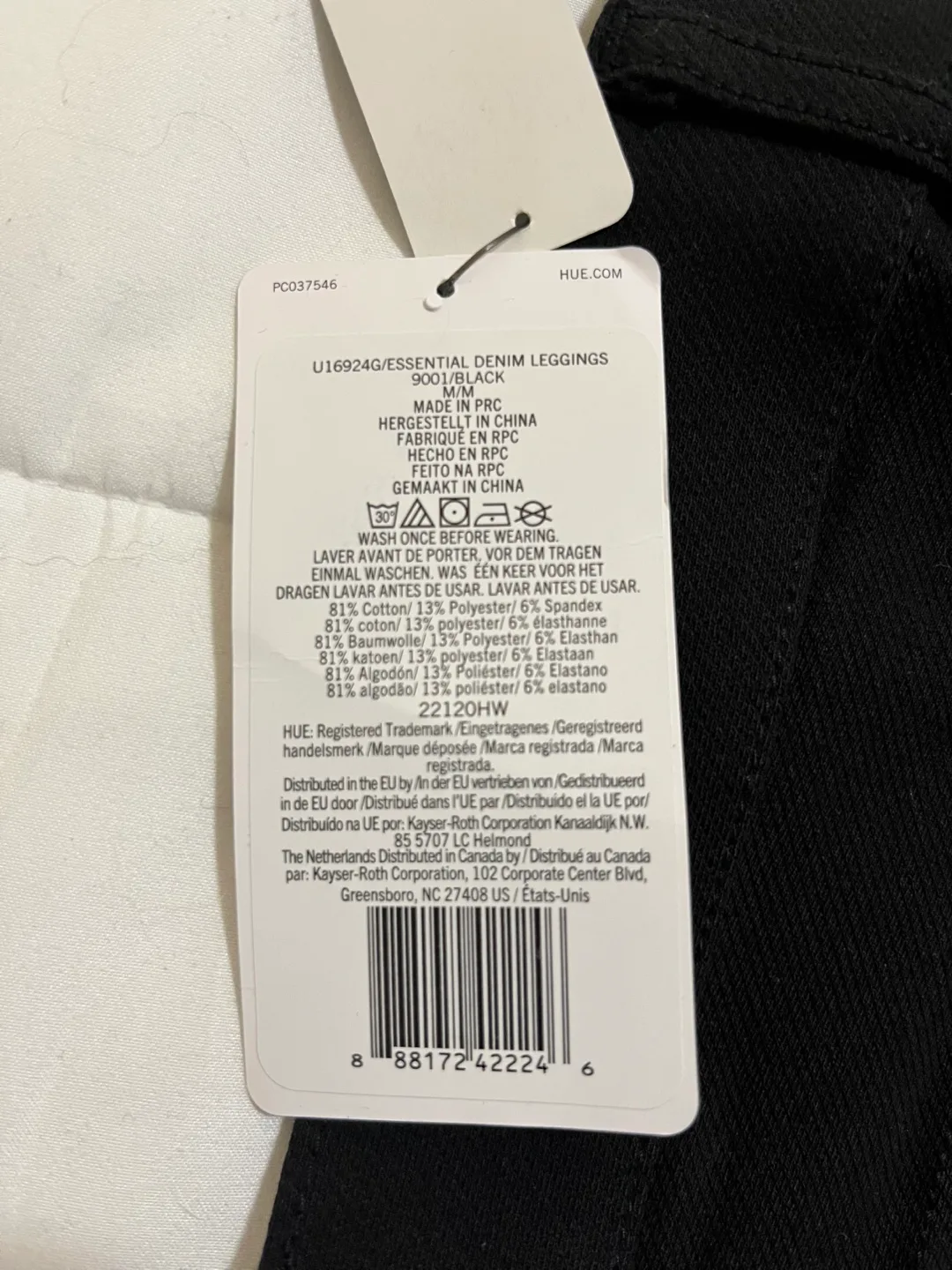 Black denim leggings-New image indicator(5)