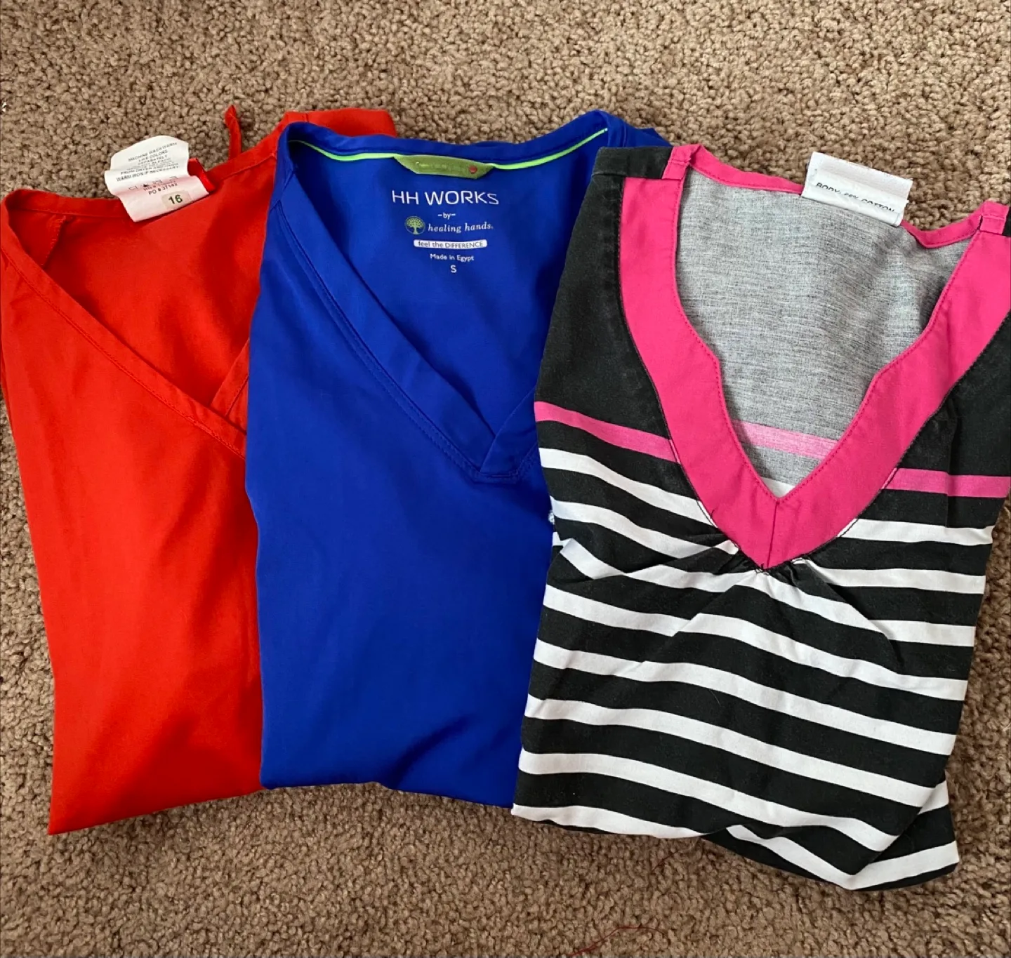 Three V-Neck Scrub Tops thumbnail