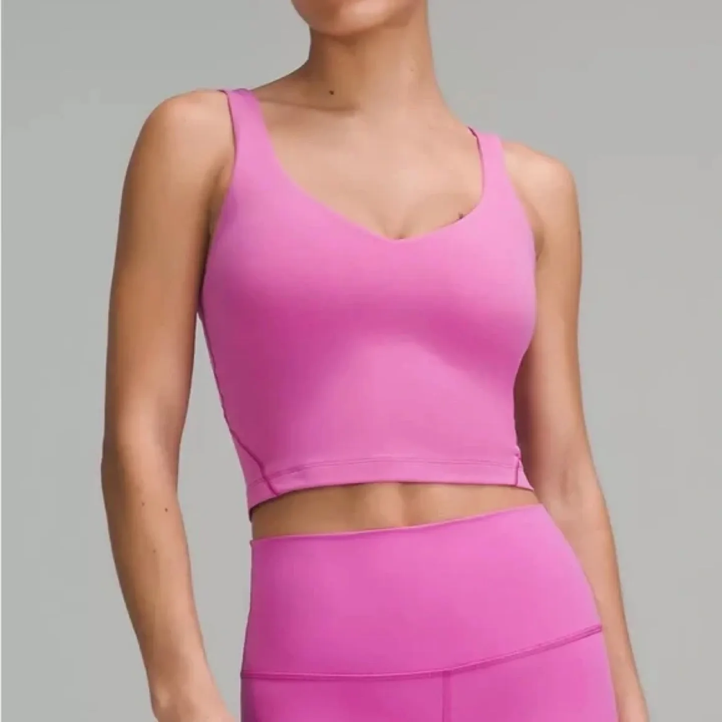 Lululemon Align Crop Tank Top - Size 4 - Pink thumbnail