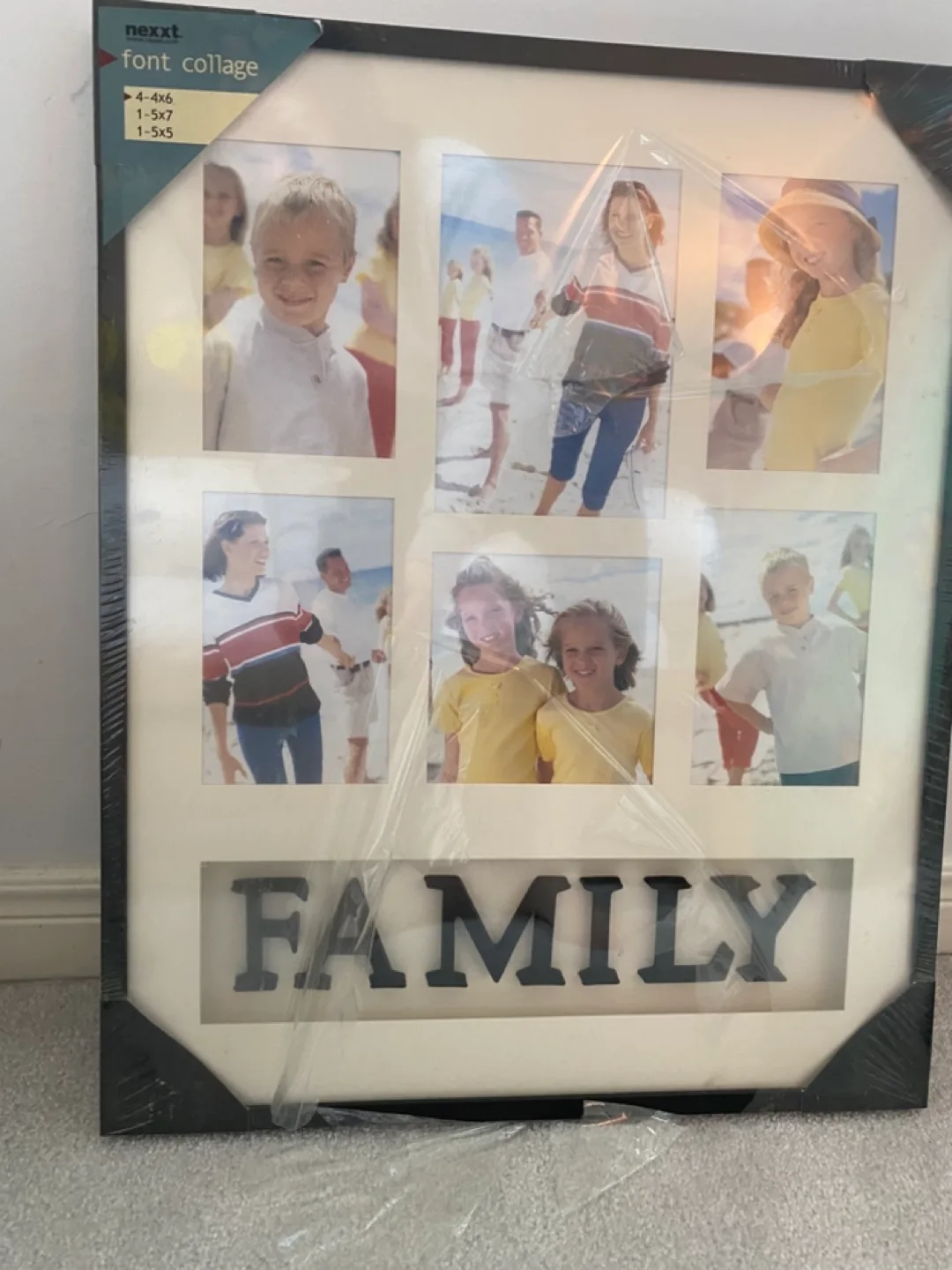 Nexxt Font Collage Family Photo Frame thumbnail
