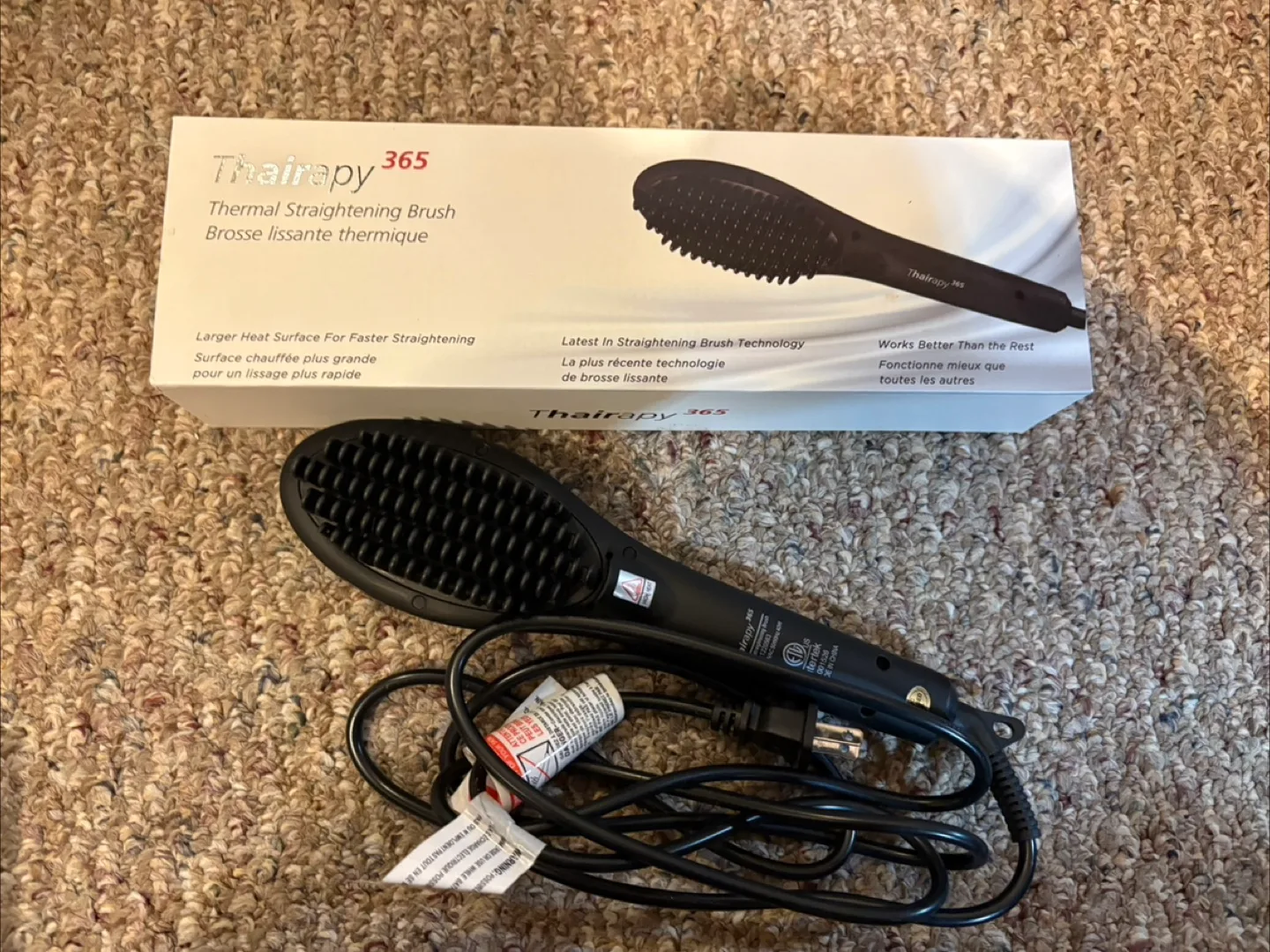 Thairapy 365 Thermal hair Straightening Brush thumbnail