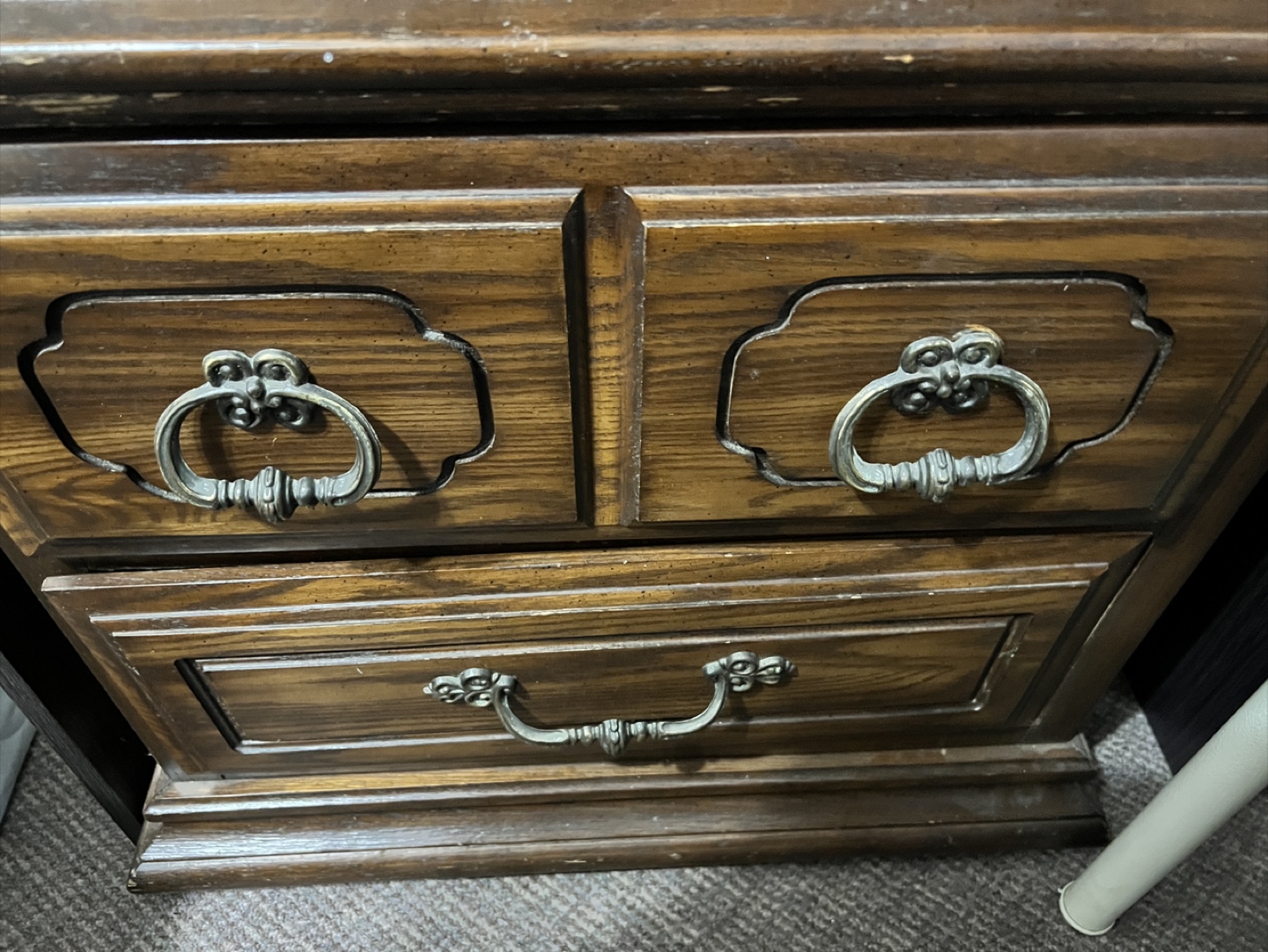 Vintage Wooden Nightstand