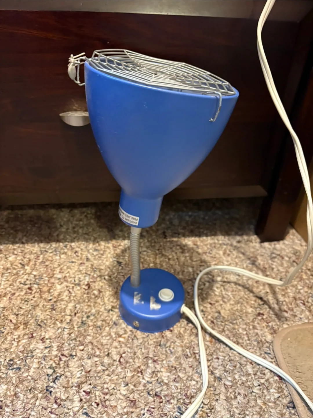 Blue Desk Lamp with Clamp thumbnail
