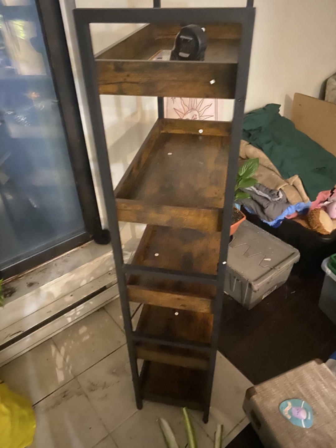 Industrial Style 5-Tier Shelving Unit - photo 2
