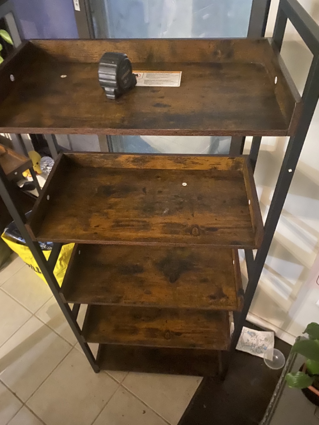 Industrial Style 5-Tier Shelving Unit