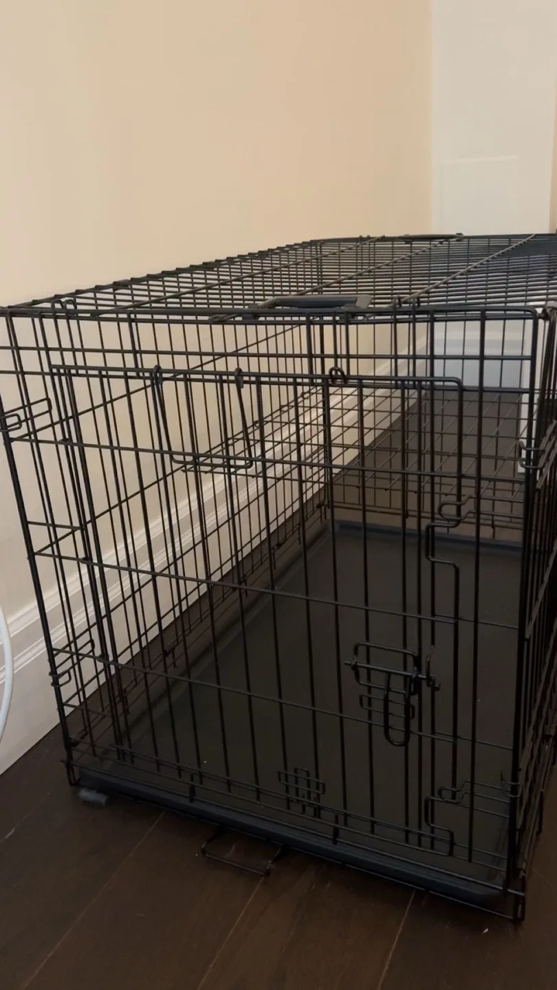 Large Single Door Wire Dog Crate image indicator(4)