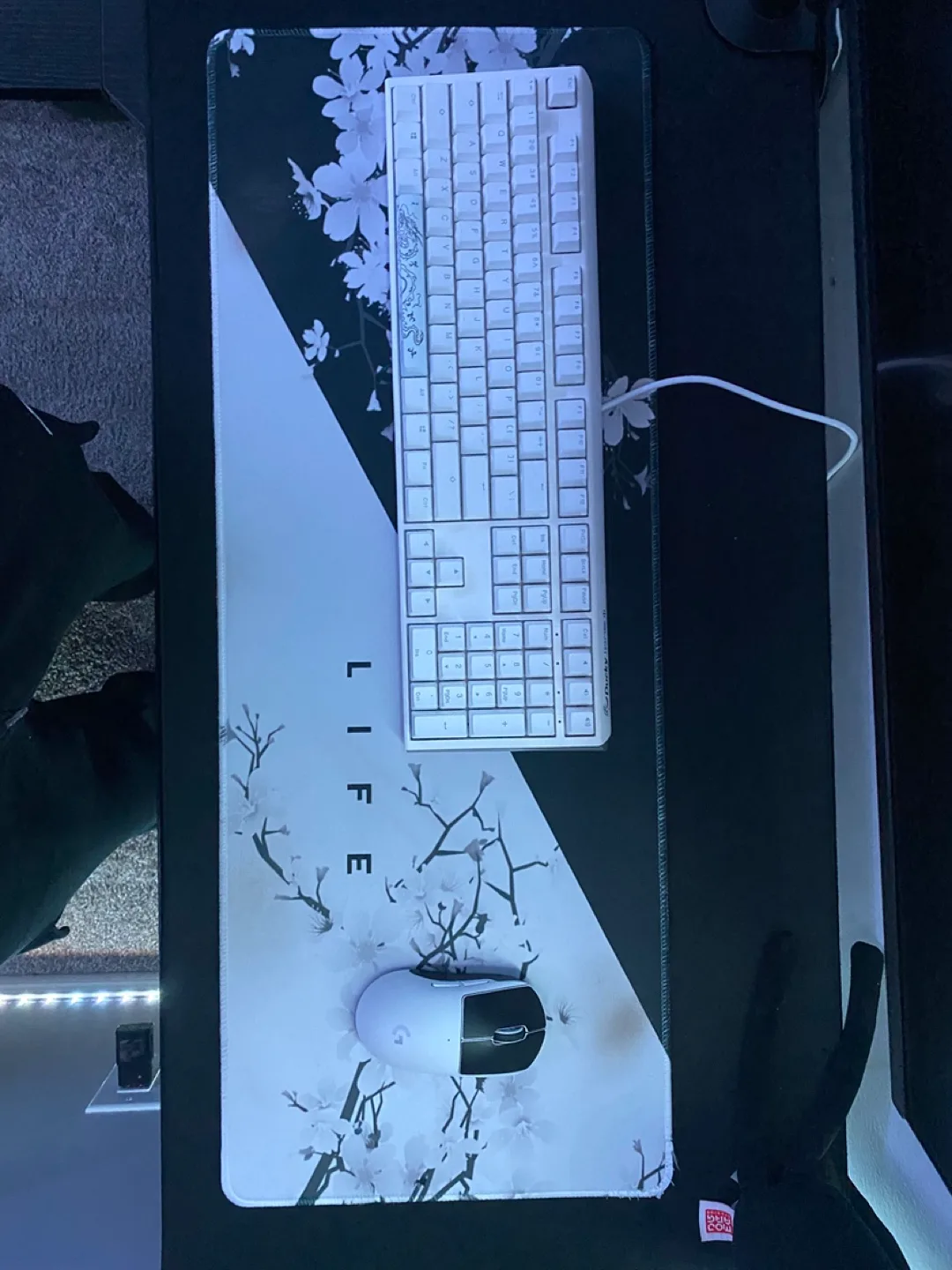 Large Death & Life Extended Gaming Mousepad thumbnail