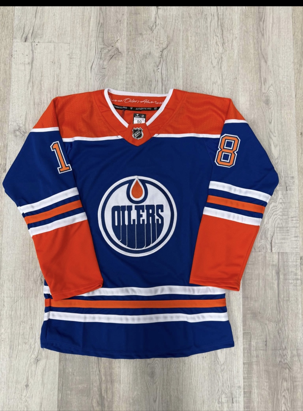 Fanatics NHL Oilers Jersey Hyman and Draisaitl (Away) - photo 3