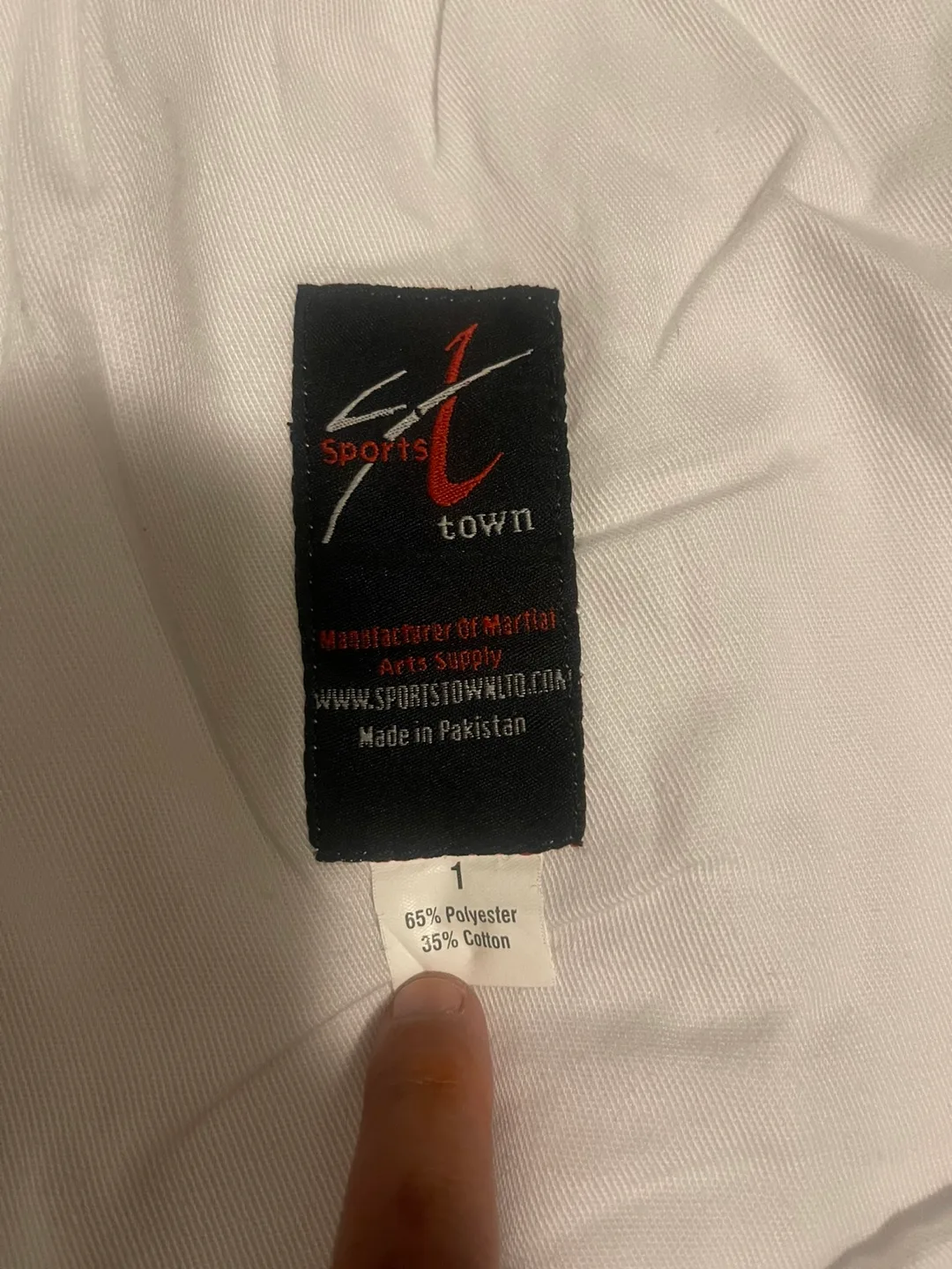 Sportstown Martial Arts Uniform Size 1 image indicator(3)