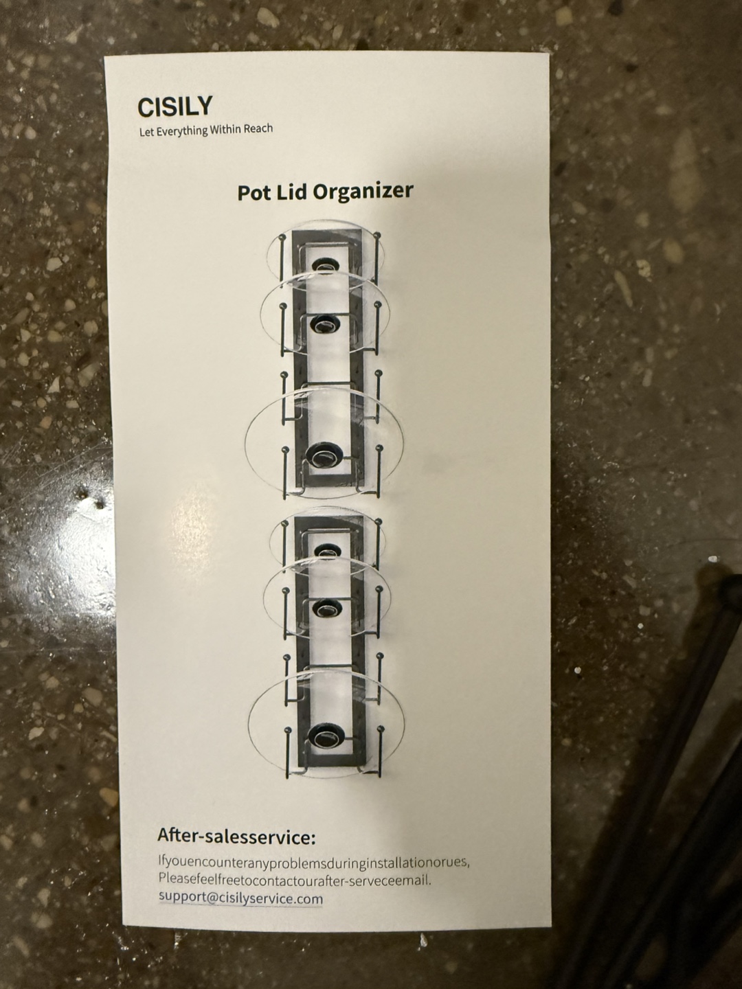 CISILY Pot Lid Organizer - New in Packaging