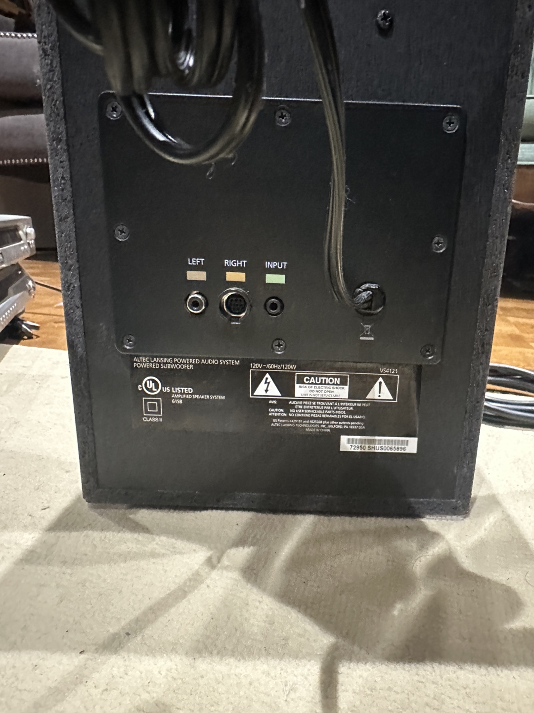 Computer speakers set with subwoofer - photo 3